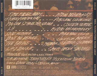 REAL 1995 Test Pressing CDback insert[©1973,1995 Reprise Records - image Nº19]